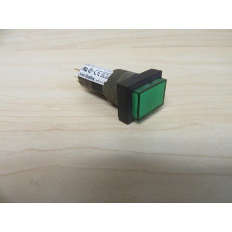 Allen Bradley 800A-L Light 800AL 800A-C2GG24C Green Rectangular - New No Box