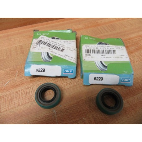 Chicago Rawhide 6229 SKF Oil Seal CR 6229 (Pack of 2)