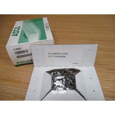 Asco 218936 Clip M12 (Pack of 10)