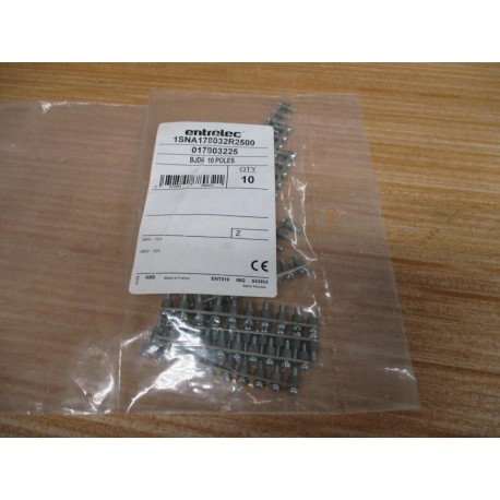 Entrelec BJD6-10 Terminal Jumper Bar BJD10 (Pack of 10)