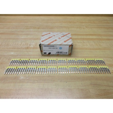 Weidmuller 1693830000 Terminal Block ZQV 2.5N5 GE (Pack of 20)