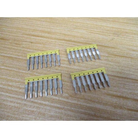 Weidmuller 1693860000 Terminal Jumper ZQV 2.5N8 GE (Pack of 4) - New No Box
