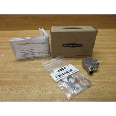 Banner Engineering Q4XTBLAF300-Q8 Photoelectric Sensor 94118