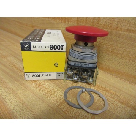 Allen Bradley 800T-D6LB Push Button