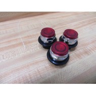 Eaton E22T2 Cutler Hammer Push Button Metal Ring (Pack of 3) - New No Box