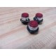 Eaton E22T2 Cutler Hammer Push Button Ring & Plate (Pack of 3) - New No Box