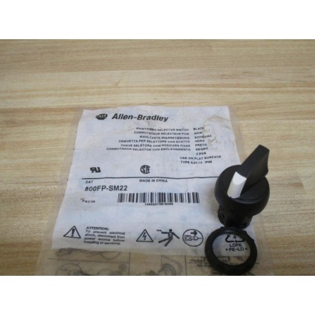 Allen Bradley 800FP-SM22 Selector Switch 800FPSM22 2 Position
