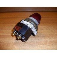 Allen Bradley 800T-P16R Pilot Light Red 800TP16R W 40171-002-01 - Used