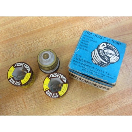 Bussmann T-6 Fusetron Dual-Element Fuse T6 (Pack of 3)