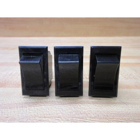 Carling Switch TIGA51-6S-BL-NBL-XG Rocker Switch 3XC53 (Pack of 3) - New No Box