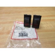 Carling Switch LTILA51-6S-BL-RC-NBL-XG Rocker Switch 3XC59 (Pack of 2)