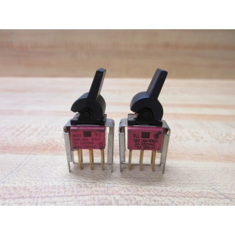 C&K CR-E201 Lever Handle Switch E201 38" Pins (Pack of 2) - New No Box