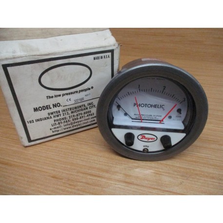 Dwyer 3001MR Photohelic Pressure Gauge 3000MR