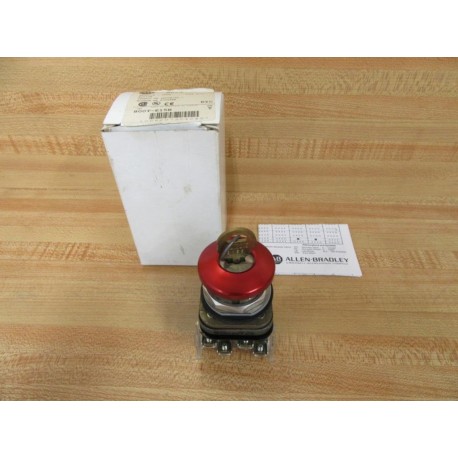 Allen Bradley 800T-E15B Keylock Push Button 800TE15B