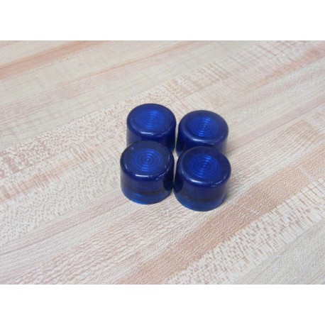Allen Bradley 800T-N43 Blue Lens Cap 800TN43 (Pack of 4) - Used