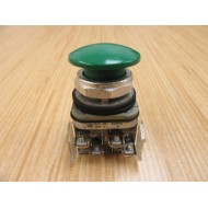 Allen Bradley 800T-D1A Pushbutton 800TD1A Green  800T-XD1 - Used