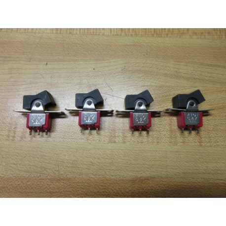 C&K 7101 Rocker Switch 38" Actuator Width (Pack of 4) - New No Box