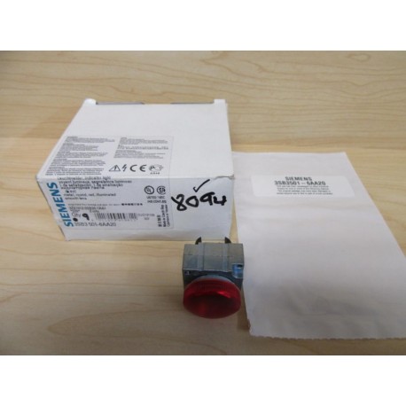 Siemens 3SB3501-6AA20 Pilot Light