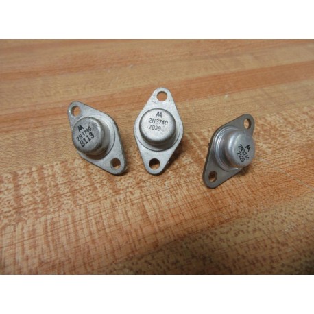 Motorola 2N3740 Transistor (Pack of 3) - New No Box