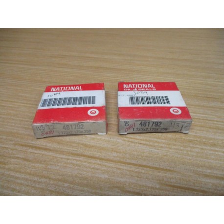 National Federal Mogul 481792 Timken Oil Seal (Pack of 2)