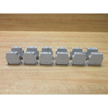 Allen Bradley 1492-WTC3J Thermocouple Block 1492-WTC3 (Pack of 12) - Used