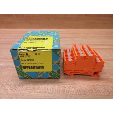 Phoenix Contact 3210568 Terminal Block PTTB 2,5 OG (Pack of 9)