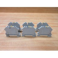 Allen Bradley 1492-JKD4 Terminal Block 1492JKD4 (Pack of 6) - Used