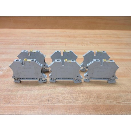 Allen Bradley 1492-JKD4 Terminal Block 1492JKD4 (Pack of 6) - Used