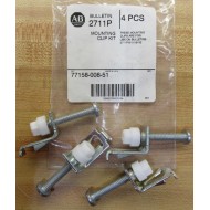 Allen Bradley 77158-008-51 Mounting Clip 2711P-RTMC (Pack of 4)