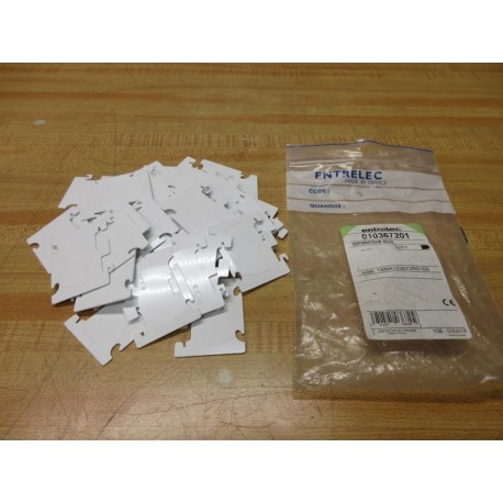 Entrelec SCF9 ABB Terminal Block End 1SNA103672R0100 (Pack of 7)