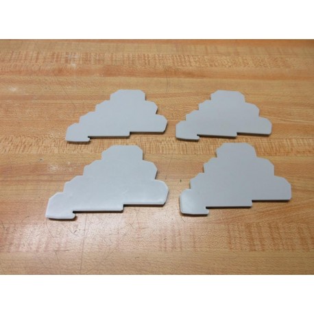 Allen Bradley 1492-EBJ3TM End Barrier 1492EBJ3TM (Pack of 4) - New No Box