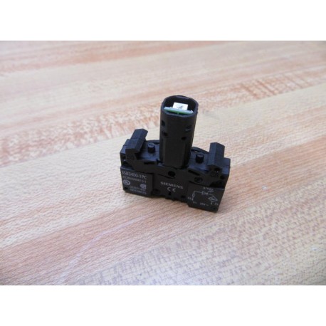 Siemens 3SB3400-1PC Green LED Lamp Holder 3SB34001PC - New No Box