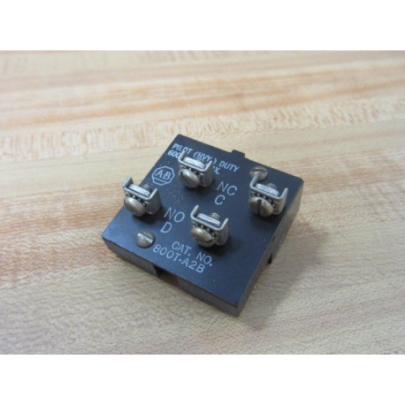 Allen Bradley 800T-A2B Push Button 800TA2B Contact Only - New No Box