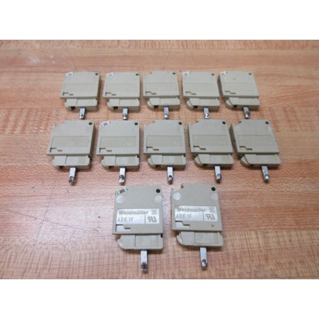 Weidmuller ADK-1F Terminal Block ADK1F (Pack of 12) - Used