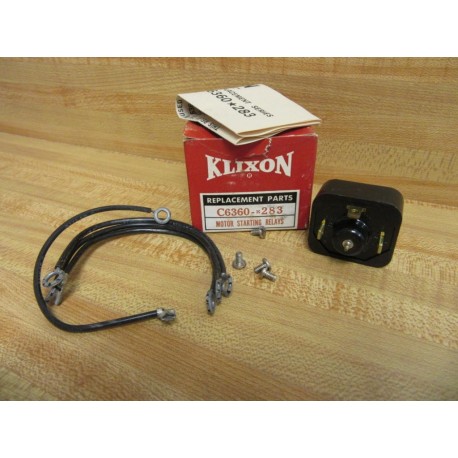 Klixon C6360-283 Motor Starting Relay C6360283