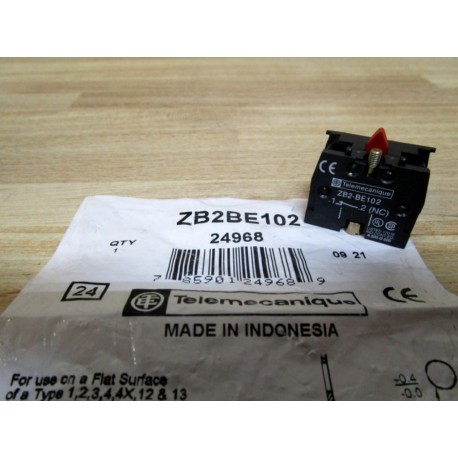 Telemecanique ZB2-BE102 Schneider Block ZB2BE102 24968