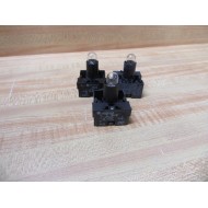 Telemecanique Z..-BV6 Light Module ZB2BV6 WBulb (Pack of 3) - Used