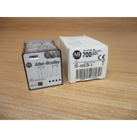 Allen Bradley 700-HA33A24-4 Relay 700HA33A244 Ser. D