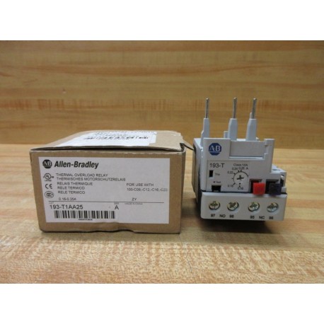 Allen Bradley 193-T1AA25 Thermal Overload Relay 193T1AA25