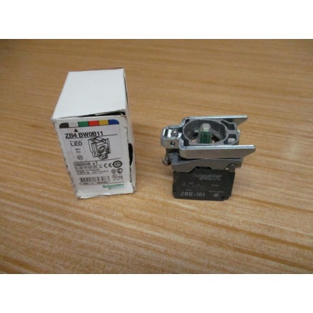 Schneider ZB4BW0B11 Complete Body Contact Assy & Light Block 083908