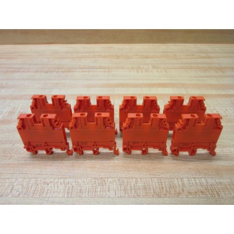 Entrelec ABB M46-5116 Block 1SNA115116R0700 Orange (Pack of 8) - New No Box