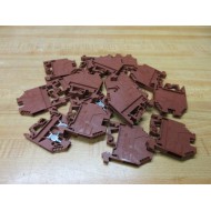 Weidmuller Wieland WK4U Terminal Block WK4U Dark Red (Pack of 17) - New No Box