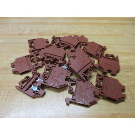 Weidmuller Wieland WK4U Terminal Block WK4U Dark Red (Pack of 17) - New No Box