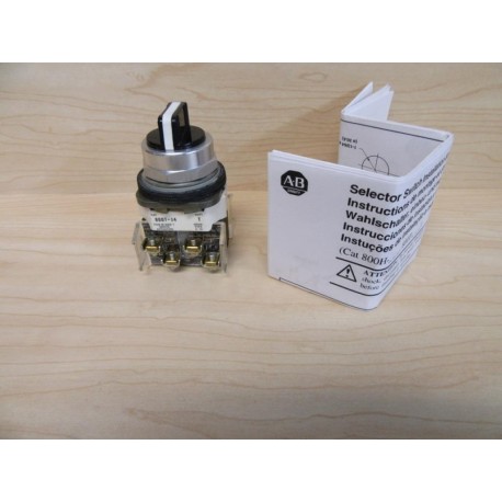 Allen Bradley 800T-J4B Selector Switch - New No Box
