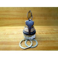Allen Bradley 800T-J44KC1 Selector Switch 800TJ44KC1 W 1 Key - Used