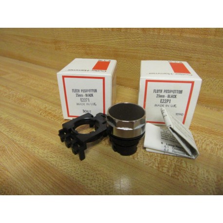 Cutler Hammer E22P1 Non-Illuminating Flush Pushbutton (Pack of 2)
