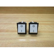 Apem 2641 A Rocker Switch 2641A (Pack of 2) - Used