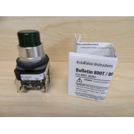 Allen Bradley 800T-QB24GD1 Green Push Button Series T - New No Box