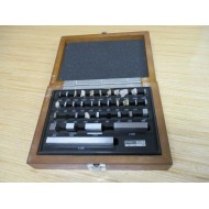 Fowler 53-672-036-0 Economy Gauge Block Set 12959 Missing 2 Blocks - Used