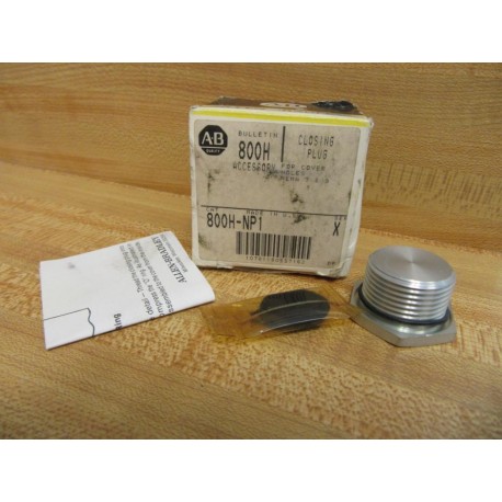 Allen Bradley 800H-NP1 Closing Plug 800HNP1